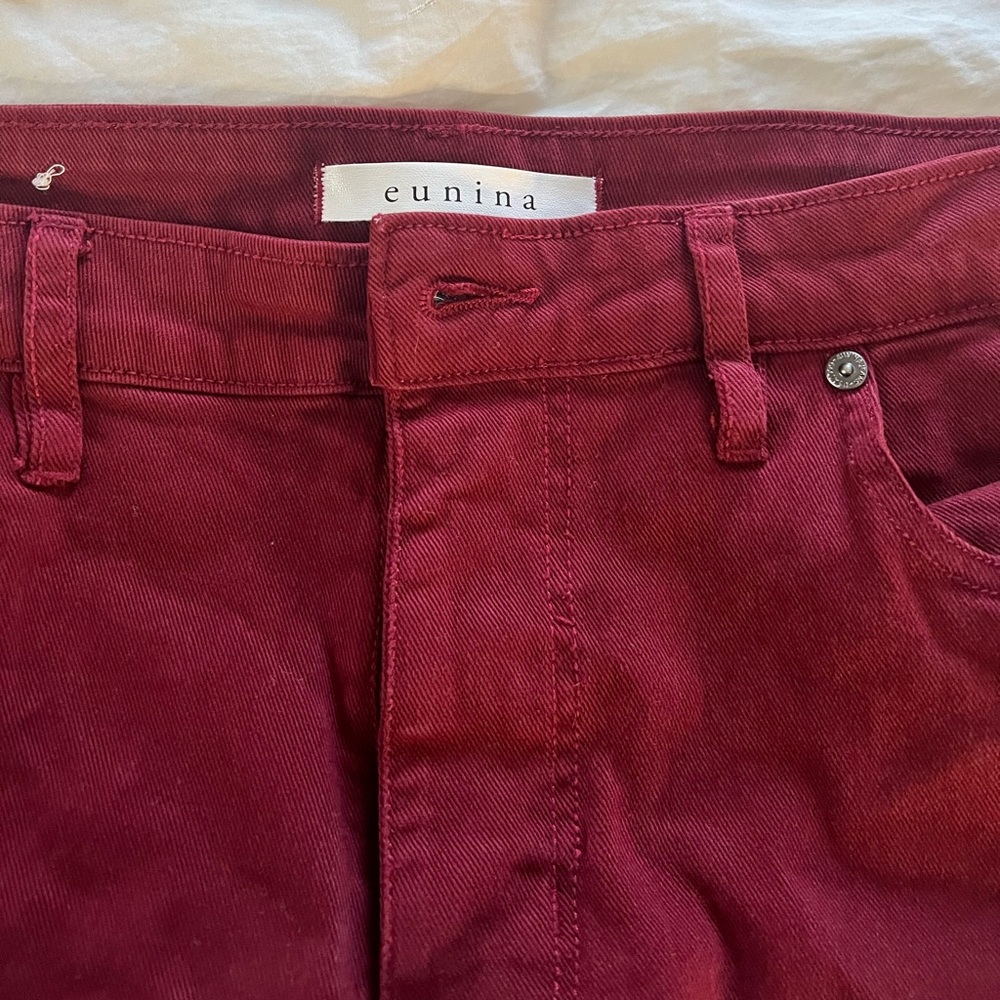 Red rust color pants never been worn .